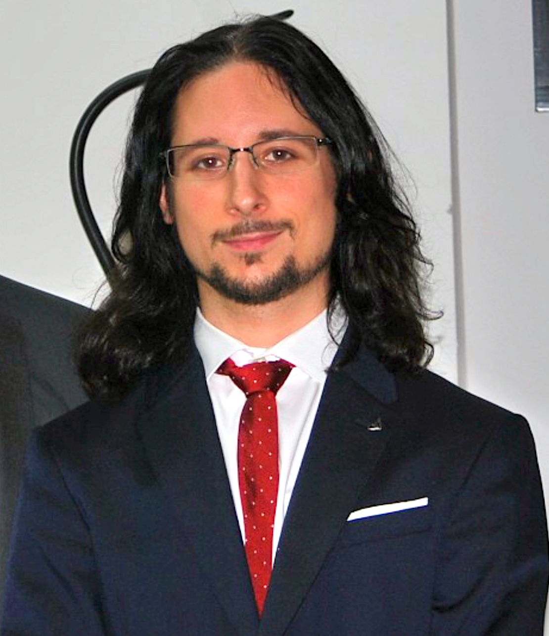 [Julian at his PhD defence]