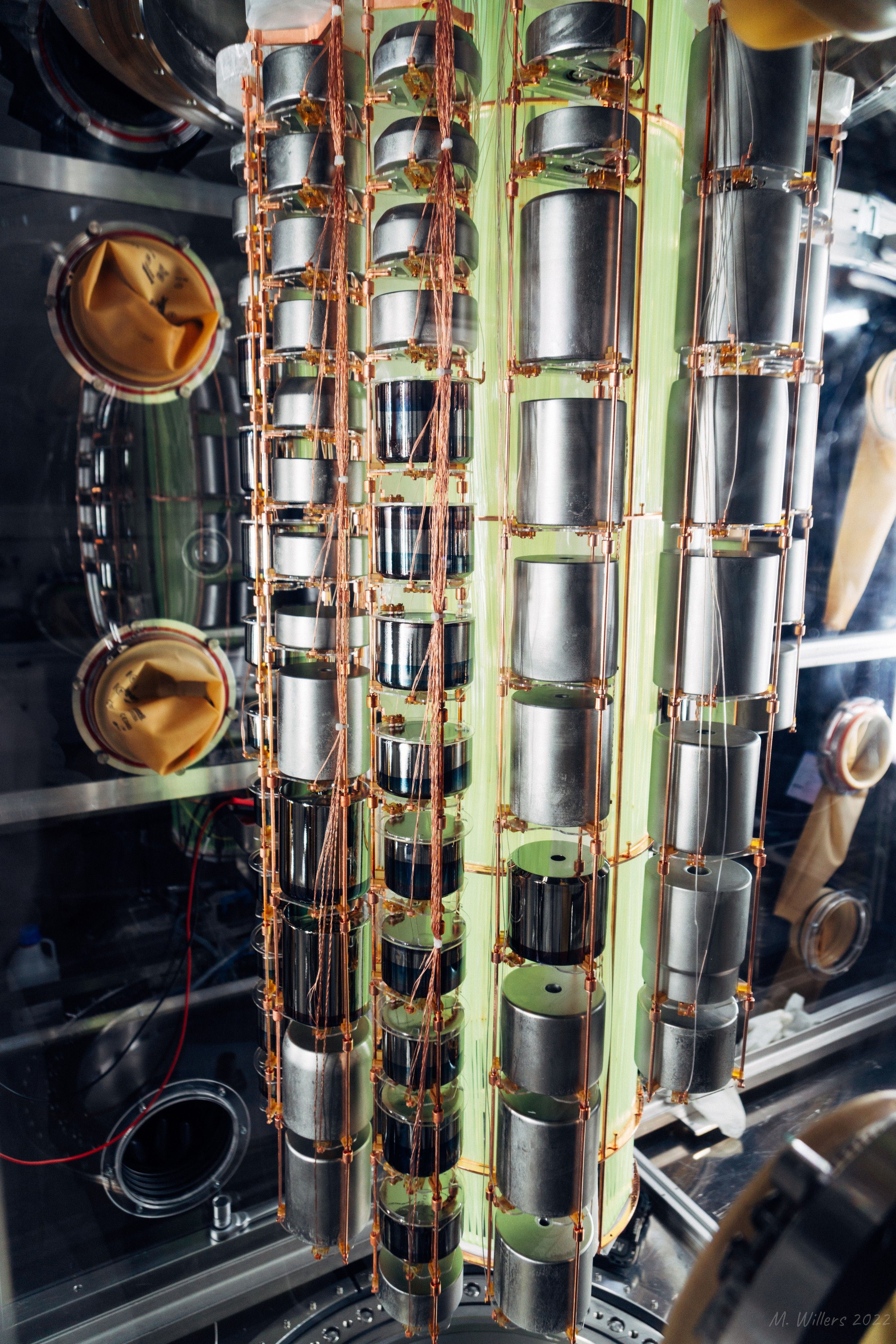 LEGEND-200 detector hardware at LNGS (courtesy Michael Willers via LBL)